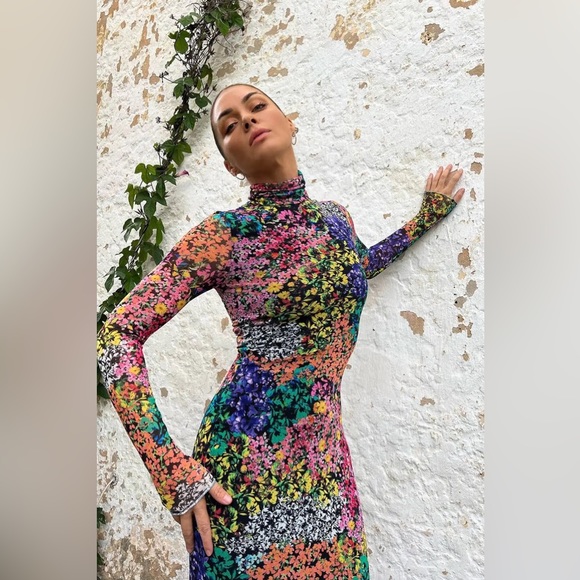 Backless AFRM Floral Dress - Picture 1 of 3